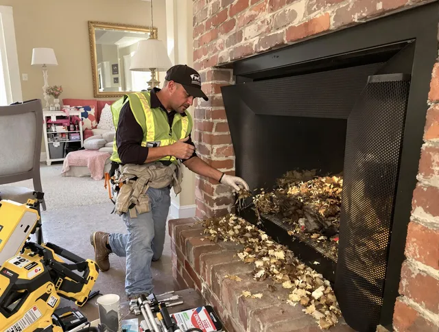 Safe screening installation by Derby Chimney Sweep in Derby, CT