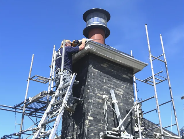 Sturdy chimney crown finished by Derby Chimney Sweep in Derby, CT