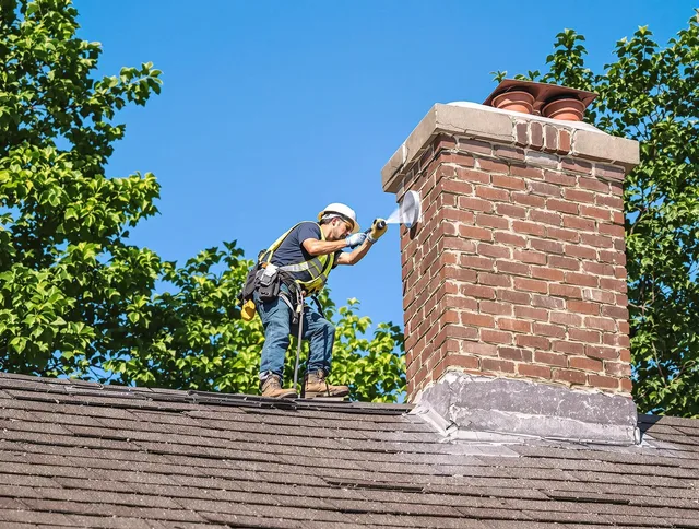 Derby Chimney Sweep performing an inspection with advanced tools in Derby, CT