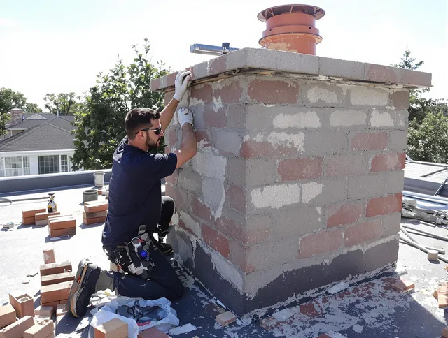 Advanced chimney repair process by Derby Chimney Sweep in Derby, CT
