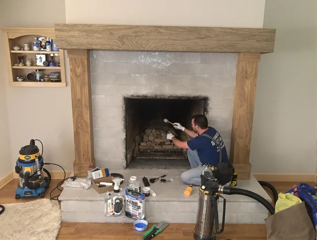 Detailed creosote removal process by Derby Chimney Sweep in Derby, CT